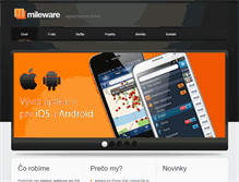 Tablet Screenshot of mileware.com